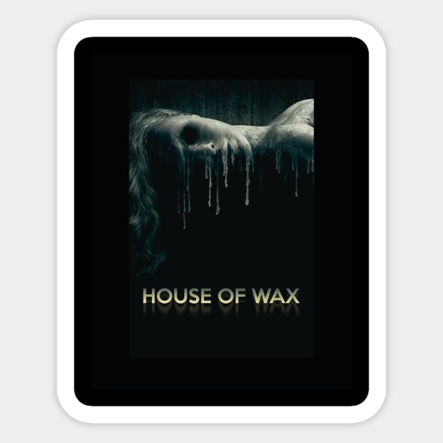 House of Wax Poster Sticker by elisabet_tckr